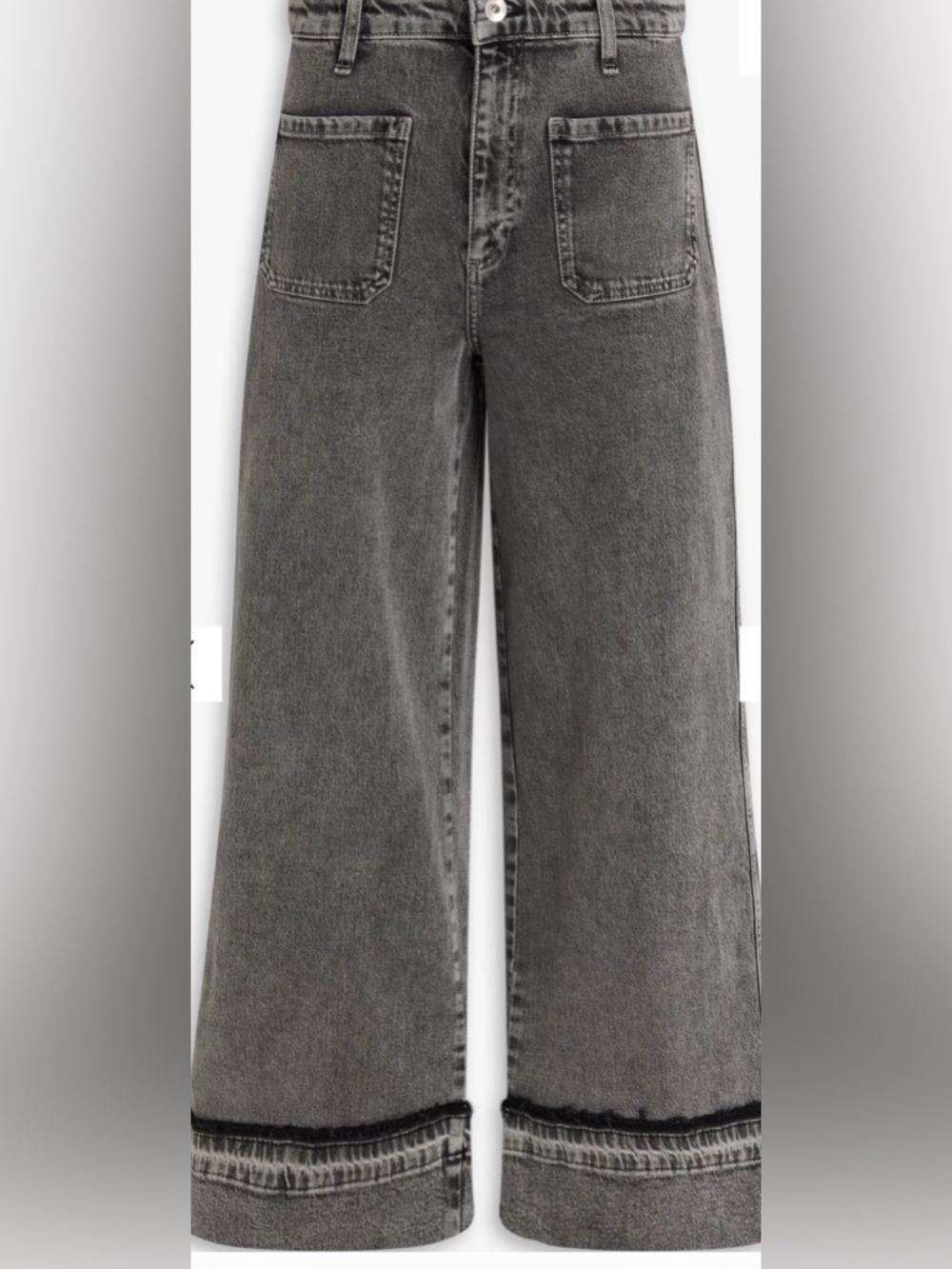 Rag & Bone Melina Patch Pockets Wide Leg Jeans - Picture 3 of 4